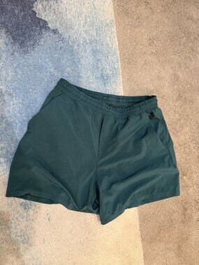 Lulu Lemon Pace Breaker Men's Linerless Short 5" - Deep Marina - Size L